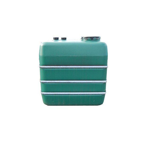 DS STOCKAGETANKS GROEN 2000L MET STAALBAND