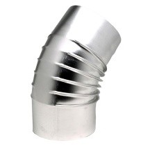 COUDE ALUMINIUM 130MM 45°
