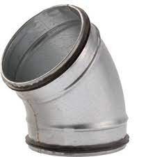 SPIRAAL COUDE 200MM 45° MET DICHTING