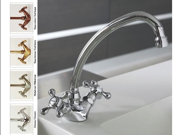 KVR RETRO KEUKENKRAAN V 1900 OUD BRONS