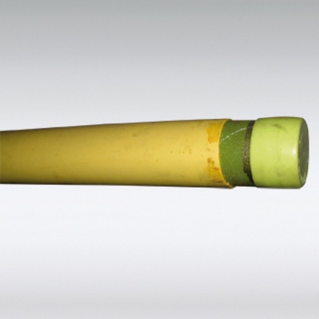 BUIS GAS GEEL PE  3" 4MM WANDDIKTE