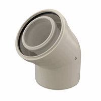 ROLUX COUDE 80/125 45° PP/ALU