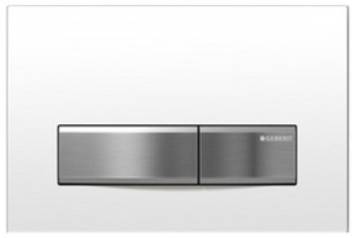 GEBERIT DUWPLAAT SIGMA 50 WIT GLAS