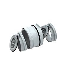 TERUGSLAGKLEP RIOOL 103MM IN BUIS