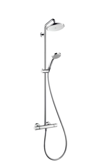 HANS GROHE SHOWERPIPE CROMA 220 AIR 1JET DIA. 22 CM CHR.