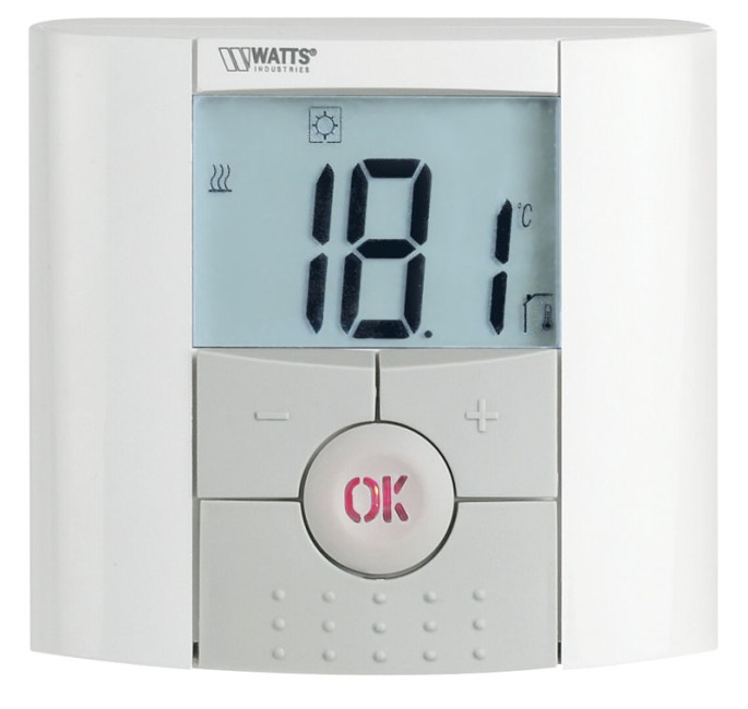 WATTS THERMOSTAAT DIGIT. BELUX LIGHT 2 DRAADS