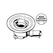 VIEGA DOUCHE VLOERSYPHON ADVANTIX HORIZONT 40/50MM