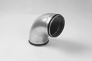 SPIRAAL COUDE 100MM 90° MET DICHTING