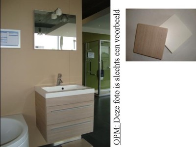 RIHO LIMA MEUBELSET 60X45 MET SPIEGELPANEEL INCL. VERLICHTING/ UITV. WIT //////