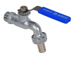 ARCO DUB DIENSTKRAAN 1/2 INOX HENDEL (15)