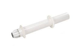 ROLUX MUURDOORVOER 60/100  HR+  ALU-PVC WIT