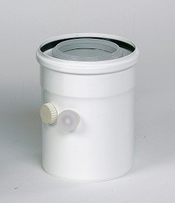 ROLUX CONDENSUITLOOP MET MEETNIPPELS 80/125 INOX/ALU