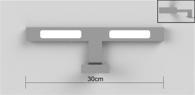 RIHO VERLICHTINGELEMENT LED CHR.