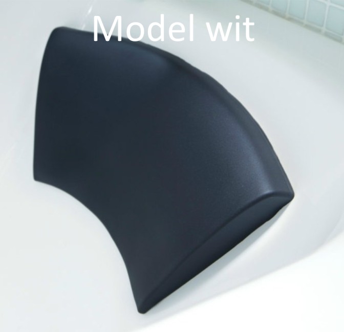 AQUA SENTO GEELLI BADKUSSEN SOPHI IN GEL KLEUR WIT