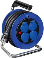 BRENNENST, KABELHASPEL 8M BLAUW + P