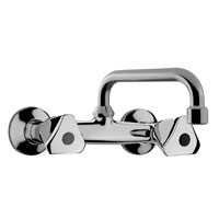 PAFFONI ETOILE MUURMENKRAAN BEC U 200MM CHR