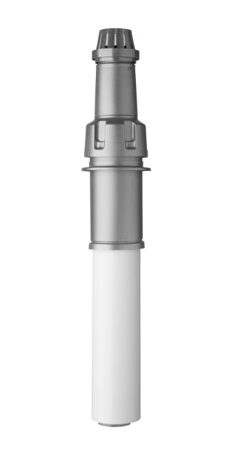 ROLUX DAKDOORVOER 100/150 PP/ALU  ZWART