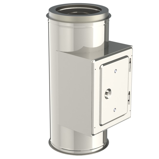 BUIS INOX DW 150-200MM + KUISDEUR