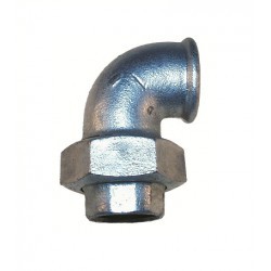COUDE RACCORD 1/2 FF GALVANISE