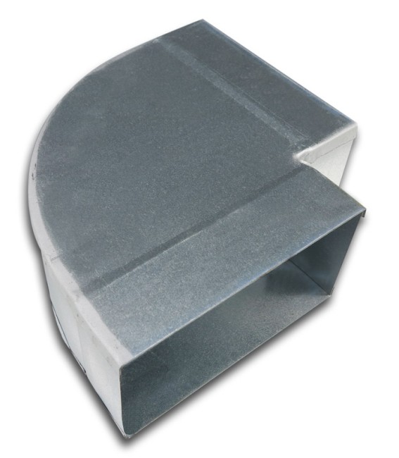SPIRAAL MECANO BOCHT HORIZONTAAL 90° 55 X 110