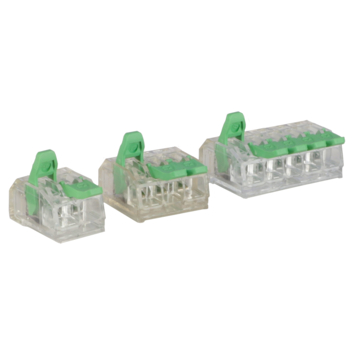 STEEKKLEM KLIPS 3 VOUDIG  0.5-4mm² (wago)