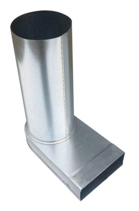 SPIRAAL MECANO VENTIEL COLLECTOR 80X220 Ø125 VOOR VENTIEL