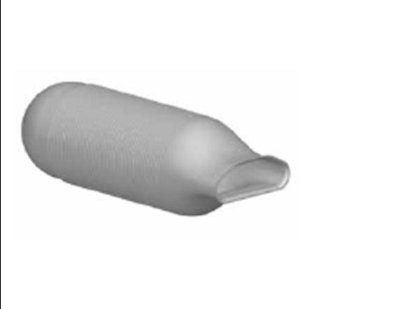 BEG PROFI AIR RECHT VENTIELAANSLUITSTUK 125MM TUNNEL (132)