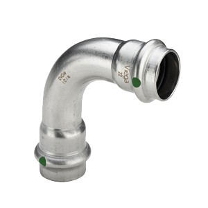 VIEGA PERS COUDE INOX 88,9MM