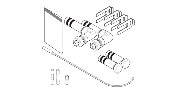 BULEX SOLAR AANSLUITSET LEEGLOOP (1st) + voeler