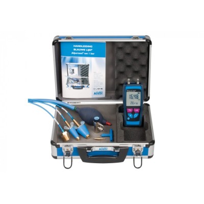 EURO DRUKVERSCHILMETER GAS MET AFPERSSET 1BAR