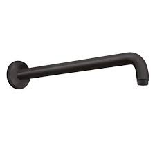 HANS GROHE DOUCHE-ARM  MET SPRONG 389MM VOOR WANDMONTAGE MAT ZWART