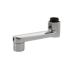 ORAS BEWEEGBARE UITLOOP 100MM CHR.