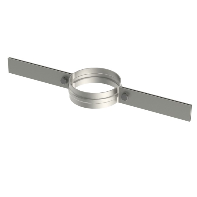 KLEMBEUGEL FLEXIBEL INOX 131MM OPSINOX