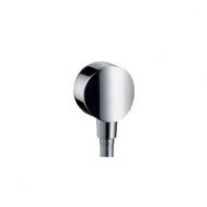 HANS GROHE FIXFIT S AANSLUITBOCHT MET TERUGSLAGKLEP 1/2" CHR.