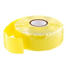 PLT TAPE GEEL ZELF KRIMPEND SILICONE 25mm x 2M