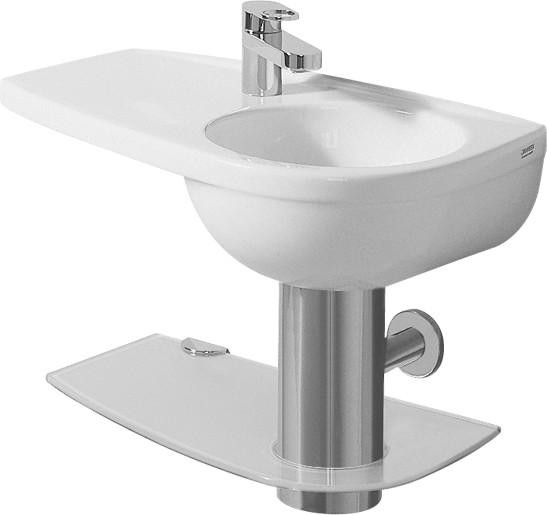 KERAMAG JOLY LAVABO MET AFLEGVLAK LINKS 60x34 CM //