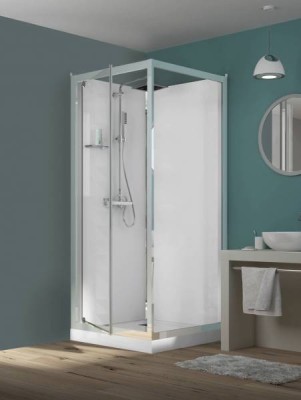 KINEDO EDEN DOUCHECABINE 90 X90 MET DRAAIDEUR