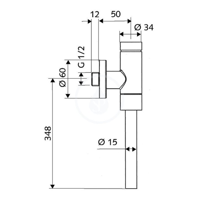 SCHELLOMAT URINOIRSPOELER BASIC SV + KRAAN