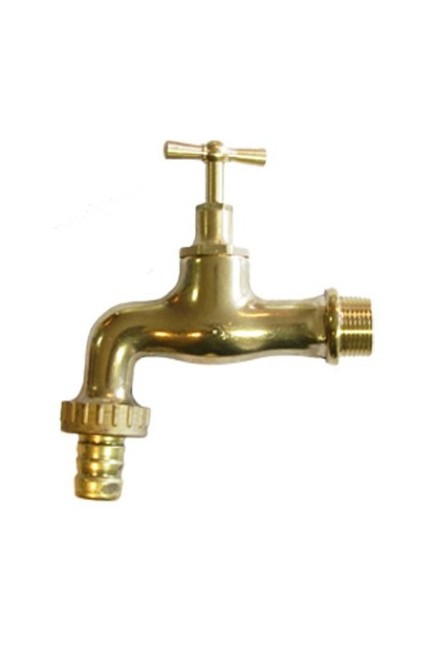 DUB DIENSTKRAAN 1/2 MESSING POLIE