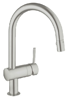 GROHE MINTA KEUKENMENGKRAAN MET UITTREKBARE FLEXIBEL SUPERSTEEL