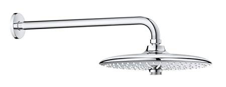GROHE EUPHORIA HOOFDDOUCHE 260 MUURMONTAGE  3 STRALEN 9.5L /M