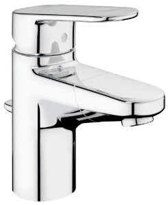 GROHE EUROPLUS LAVABOKRAAN + UITREKB UITLOOP CHR.