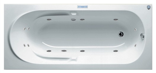 RIHO BAD FUTURE 170 X 75 WHIRLPOOL HYDRO 6+4+2 LED / CLEAN