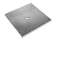 ISOX DOUCHE 100 X 100 MET CENTRALE AFVOER HORIZONTAAL