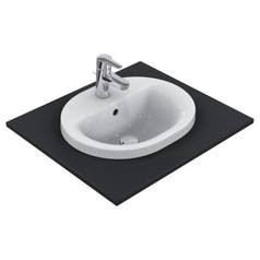 IDEAL STANDARD CONNECT INBOUWWASTAFEL OVAAL BREEDTE 55CM MET 1 KR.GAT