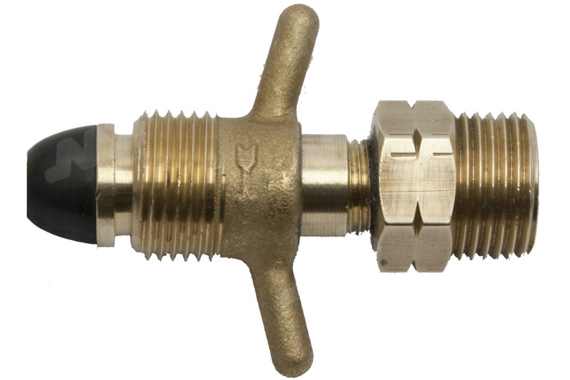 GAS POLL KOPPELING 1/4M + MOER kit