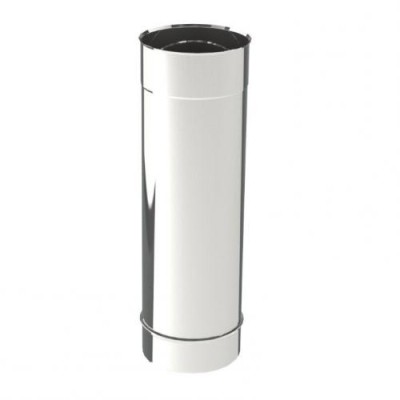 BUIS INOX ENKELWANDIG 125MM 33CM OPSINOX