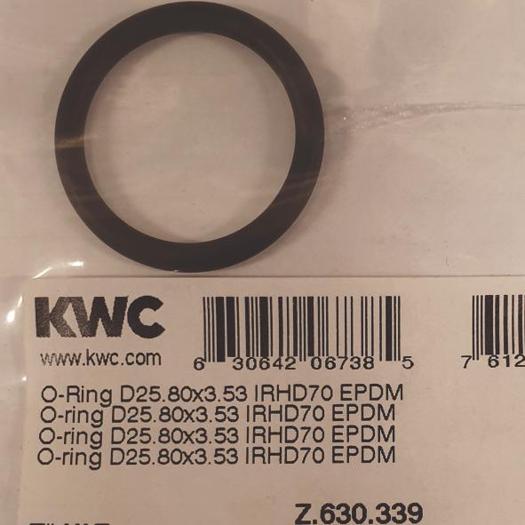 KWC O 1 O RING VERTIKAAL