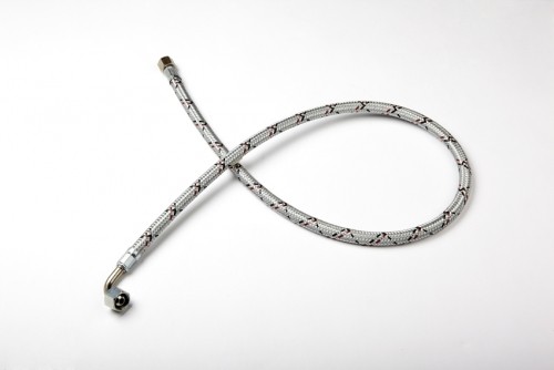 FLEXIBEL MAZOUT 1/4F coude X 1200 X 3/8F 