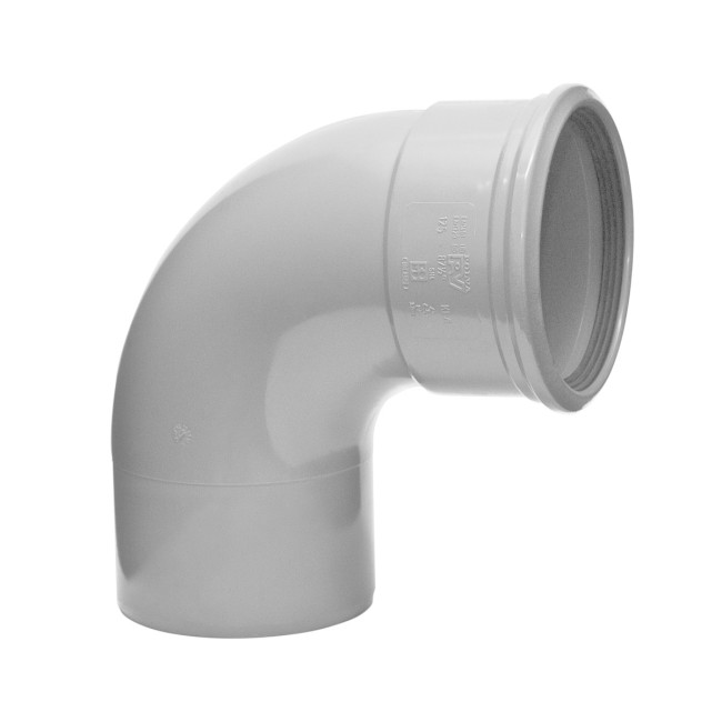 COUDE GRIJS RIOOL 125MM 90° MF (12)